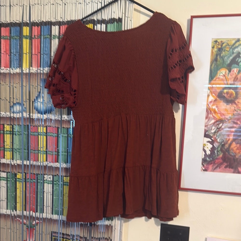 Women's Rust Top - Picture 5 of 6